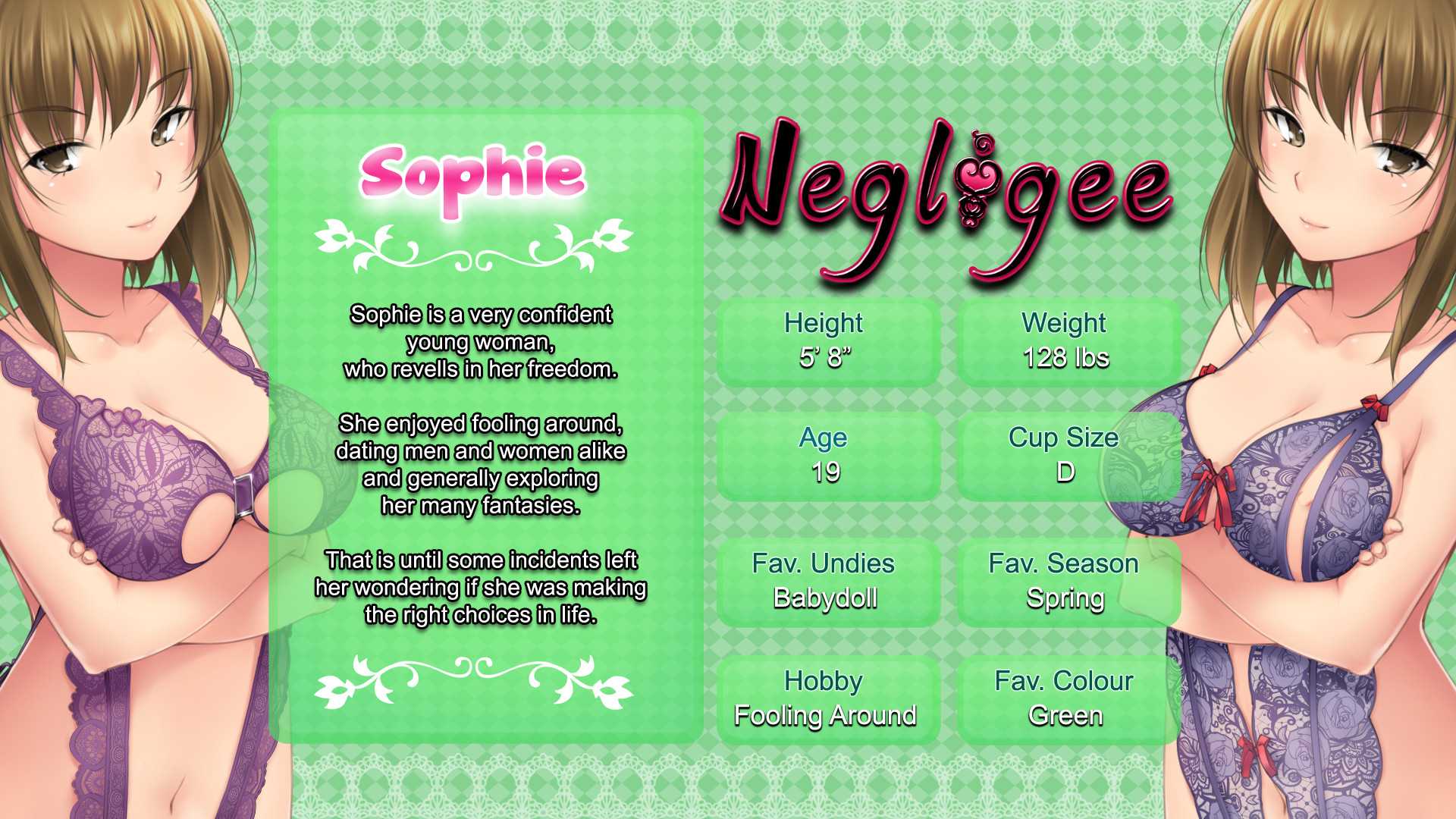 Negligee: love stories pc faqs