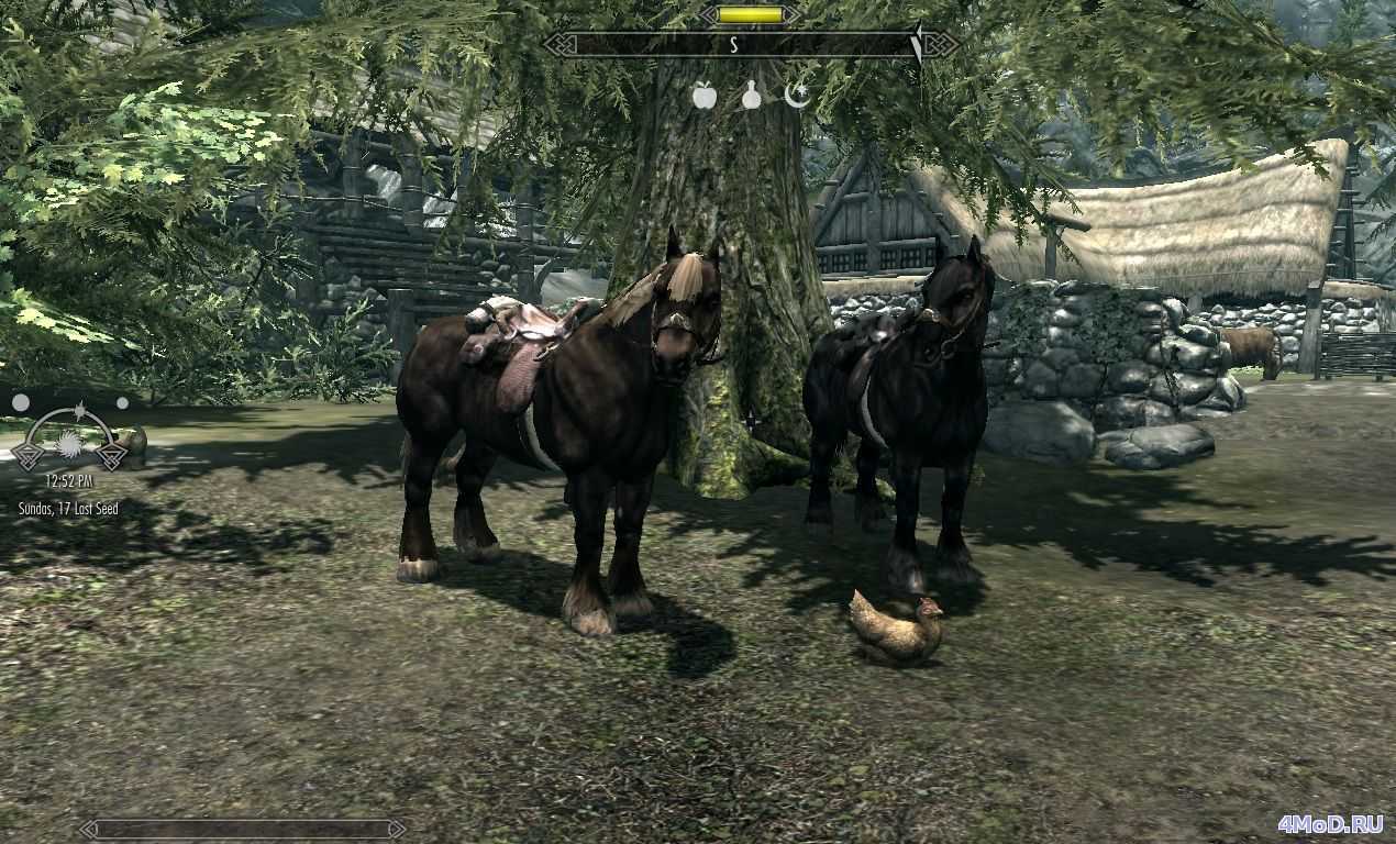 Лошади- скайрим основы для игры skyrim скайрим
