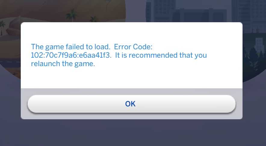 Fail error code 4