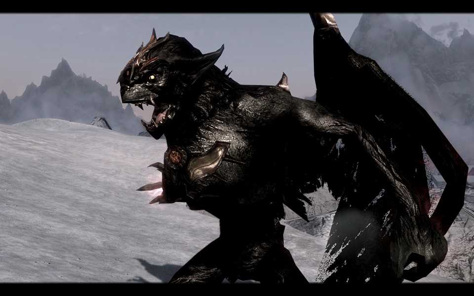 Skyrim werewolf lord.