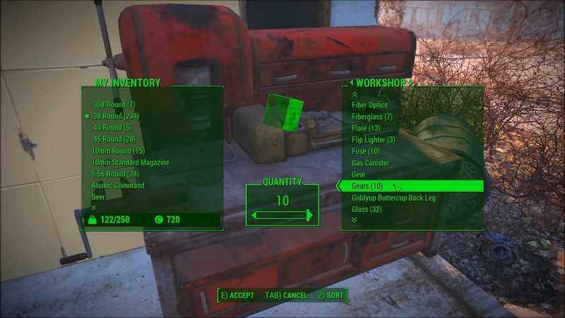 Fallout 4: чит-коды на оружие, броню, предметы и пупсов | game.data