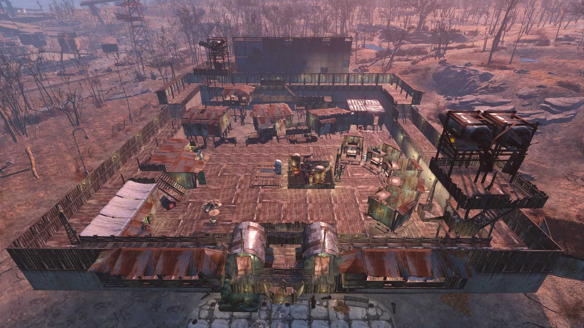 Fallout 4 больше места для строительства фото 2