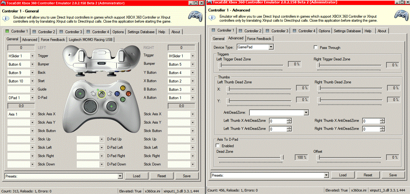 Эмулятор джойстика на русском. Эмулятор геймпада x360ce. Xbox 360 Controller Emulator (x360ce) готовые. X360ce для руля. Xbox 360 Controller Emulator настройка джойстика.