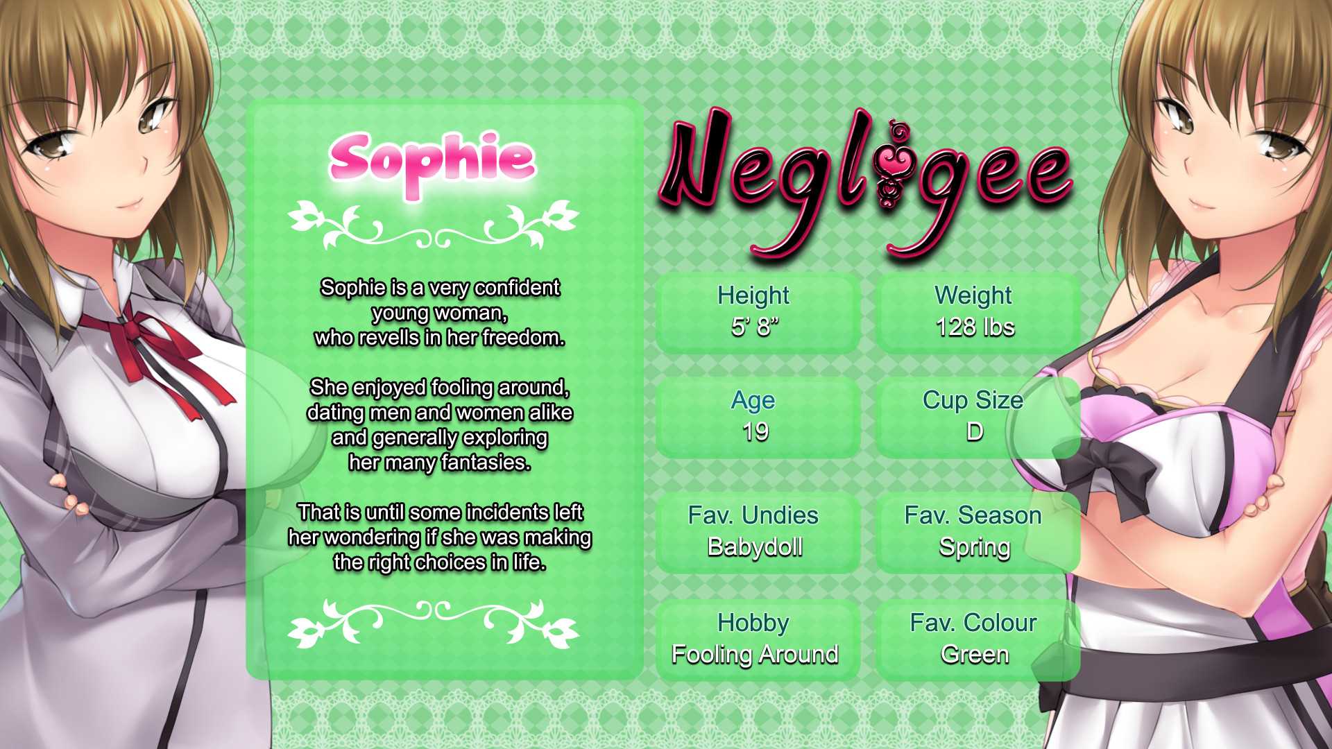 Negligee: love stories full walkthrough (all routes)