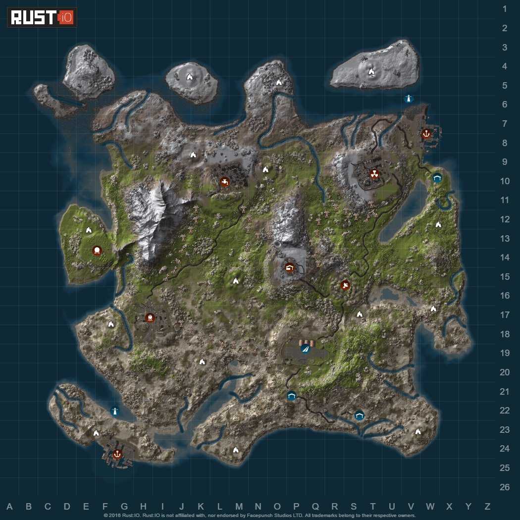 Хорошая карта rust