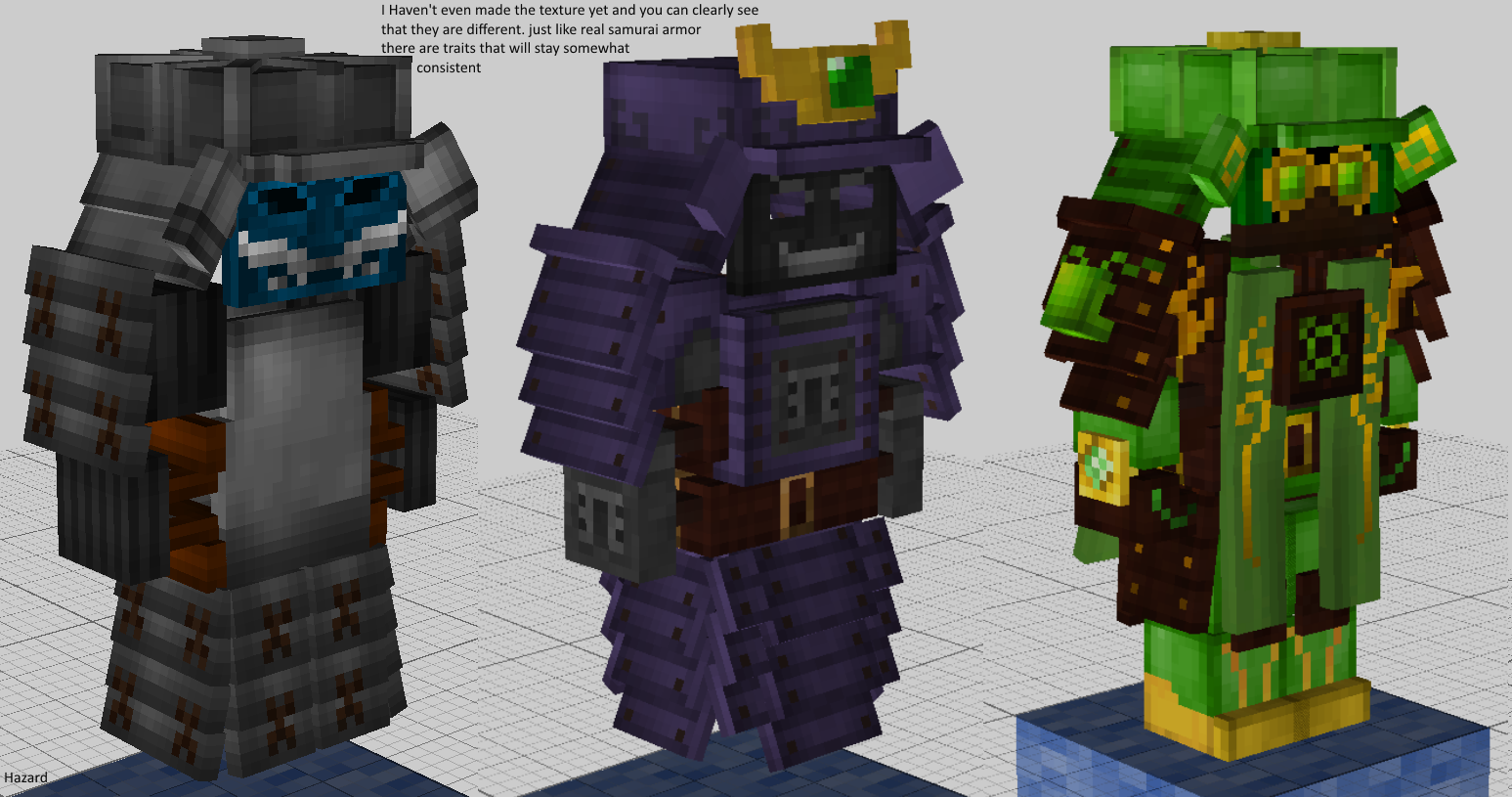 Minecraft ebony armor