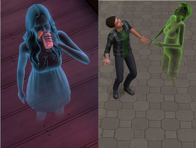 Скачать призраки в sims 4: как сделать, призвать и превратить в человека