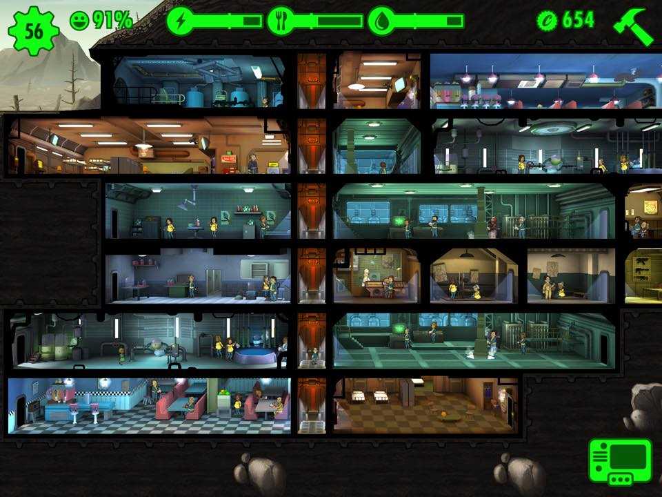 Fallout shelter: как правильно построить убежище в бункере
