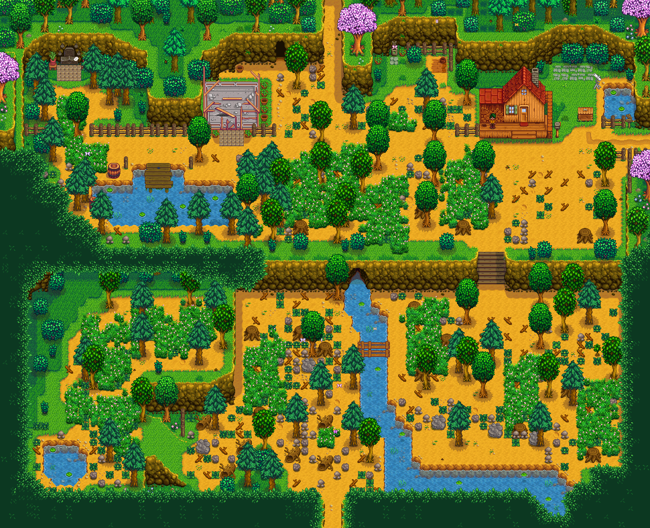 [top 15] stardew valley best farm layouts | gamers decide